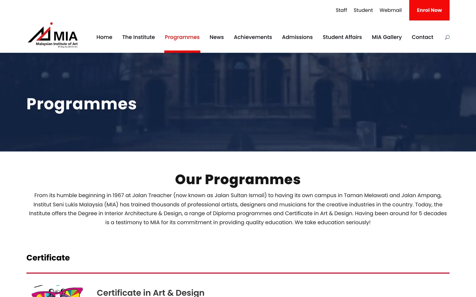 Programmes