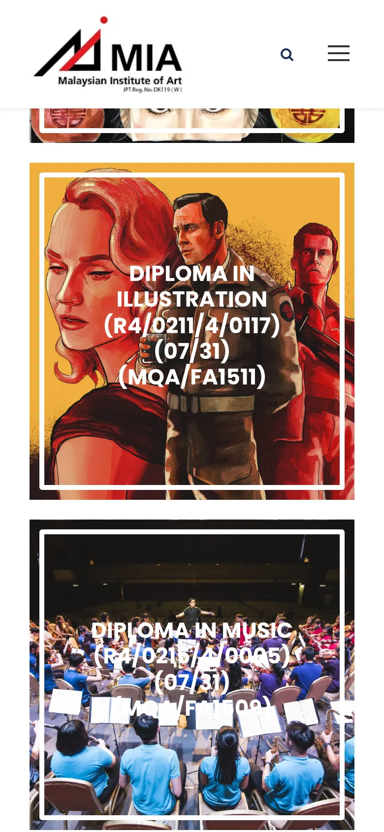 MIA — Malaysian Institute of Art on a phone