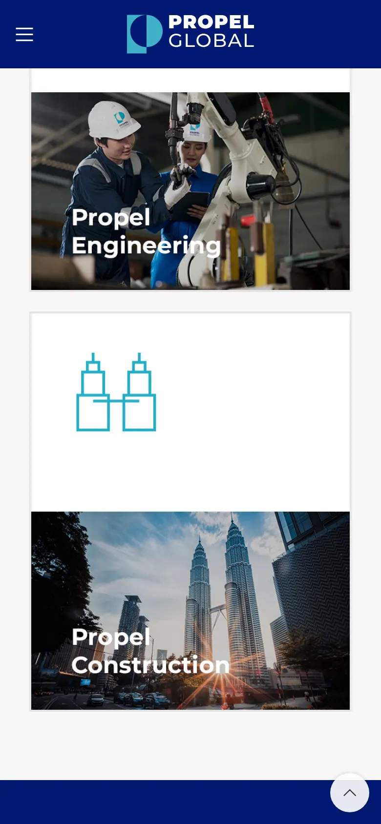 Propel Global Berhad on a phone