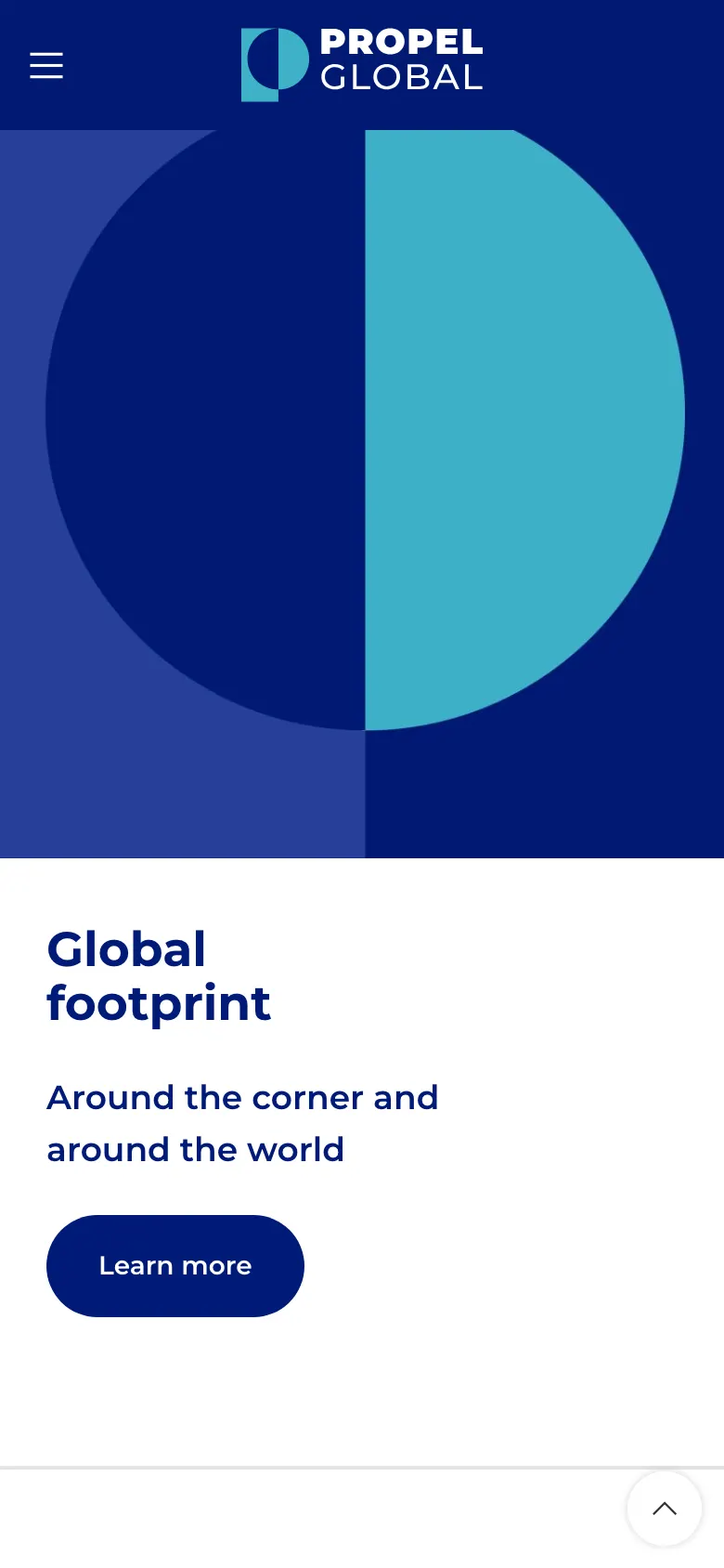 Propel Global Berhad on a phone
